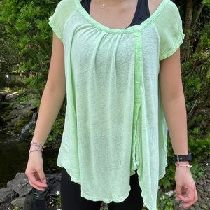 Free People Cotton T-Shirt